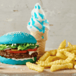 המבורגר כחול לבן