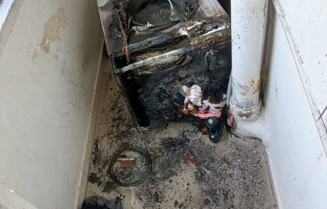 דיירים נמלטו משרפה שפרצה בדירה בבת ים