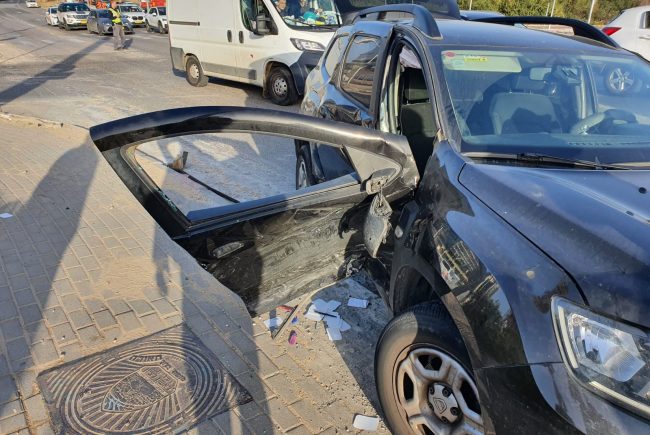 תאונת דרכים בשדרות משה דיין בראשון לציון